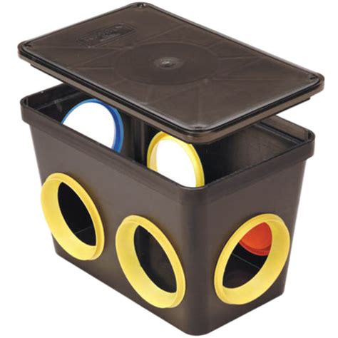 septic distribution boxes plastic|6 outlet distribution box septic.